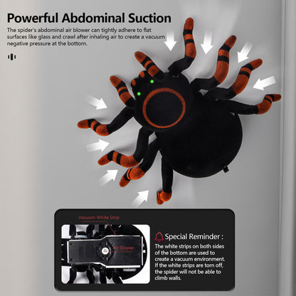 LOVILDS Wall Crawler Gecko - LED RC Toy for Indoor Family Fun & Prank Gifts