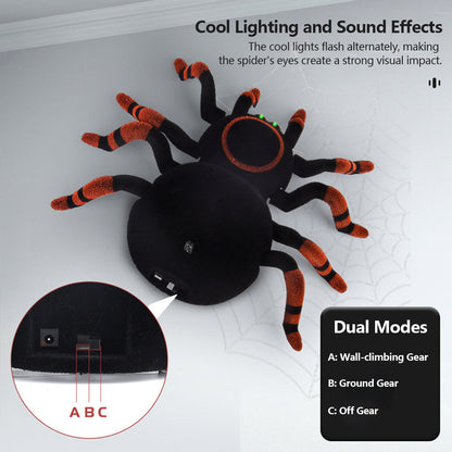 LOVILDS Wall Crawler Gecko - LED RC Toy for Indoor Family Fun & Prank Gifts