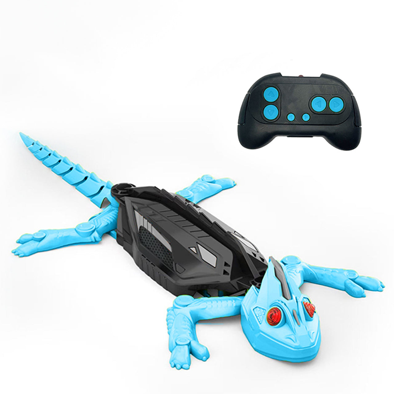 LOVILDS Wall Crawler Gecko - LED RC Toy for Indoor Family Fun & Prank Gifts